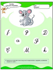 F Sesi Çalışma Sayfaları